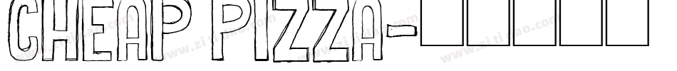 Cheap Pizza字体转换